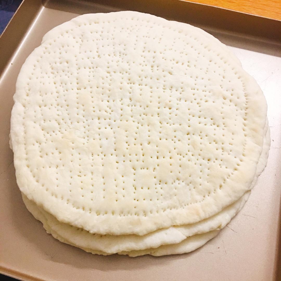 八寸披萨饼皮（四个）制作