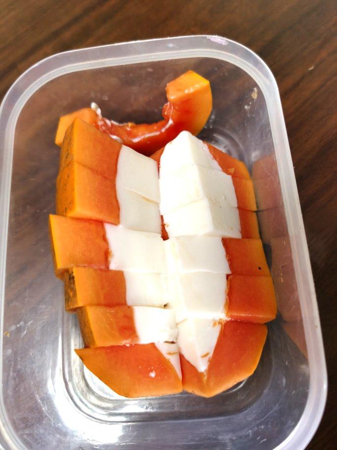 木瓜椰奶冻