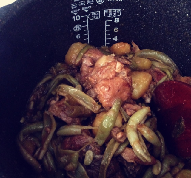 排骨土豆炖芸豆