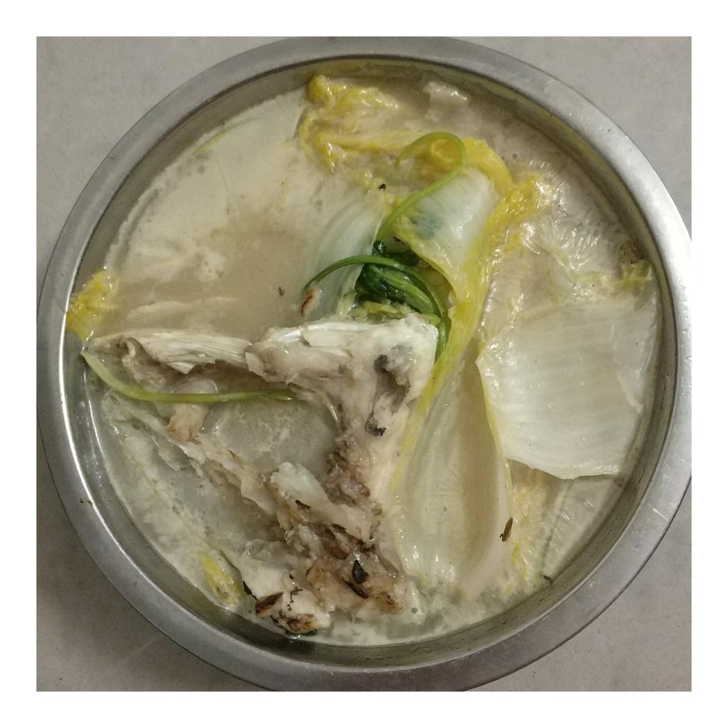 白菜鱼头汤