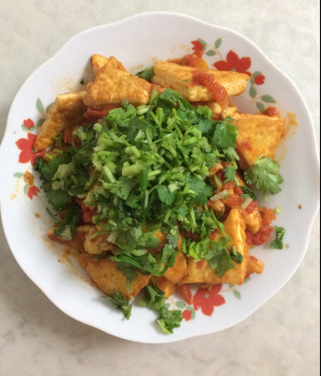 西红柿烧豆腐