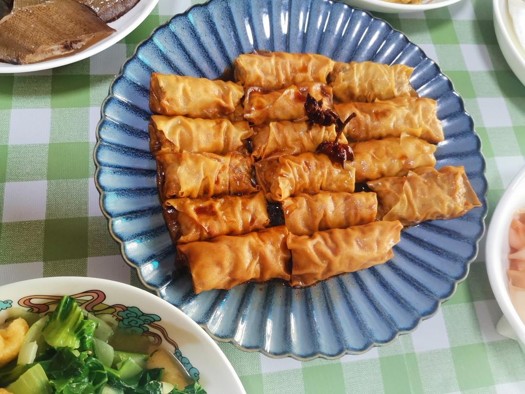 红烧百叶结包肉（一口吃做法）