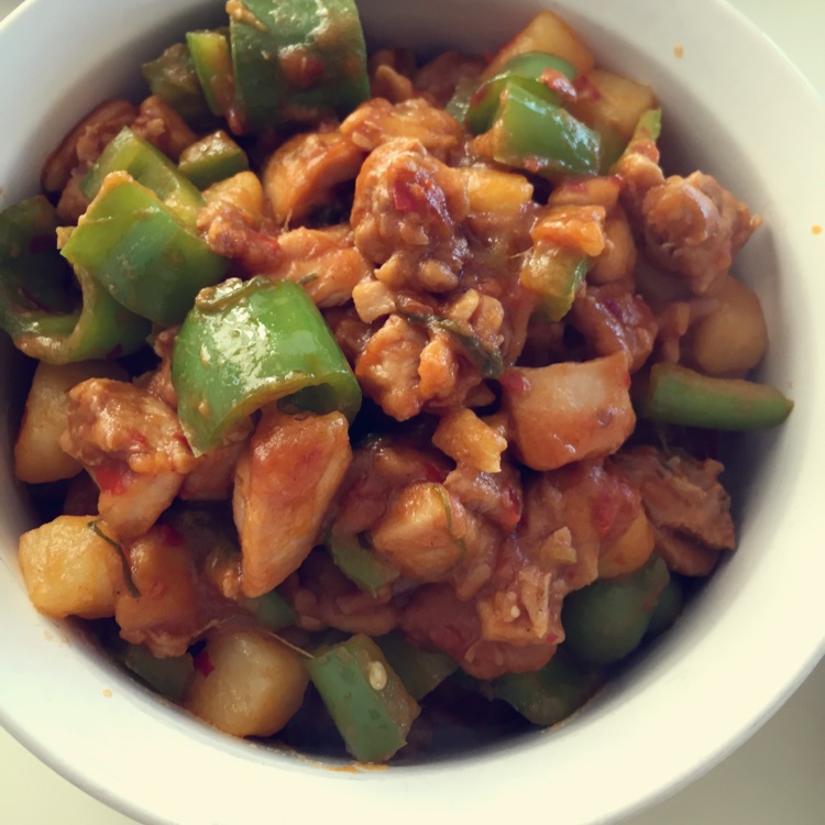香辣土豆鸡块