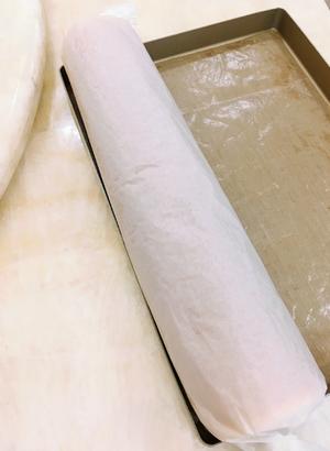 烘焙/奶香芝麻海苔肉松蛋糕卷的做法 步骤15