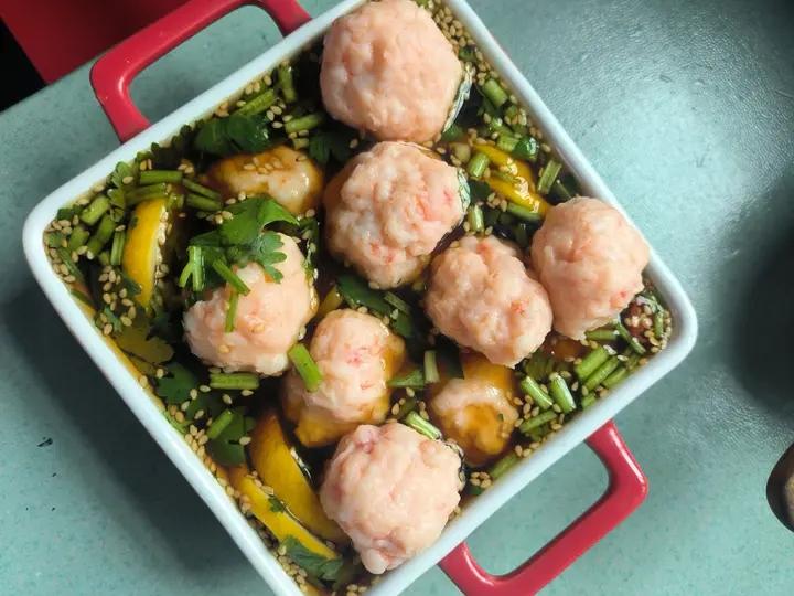 哇哦…在家做出来了海底捞泰式虾滑