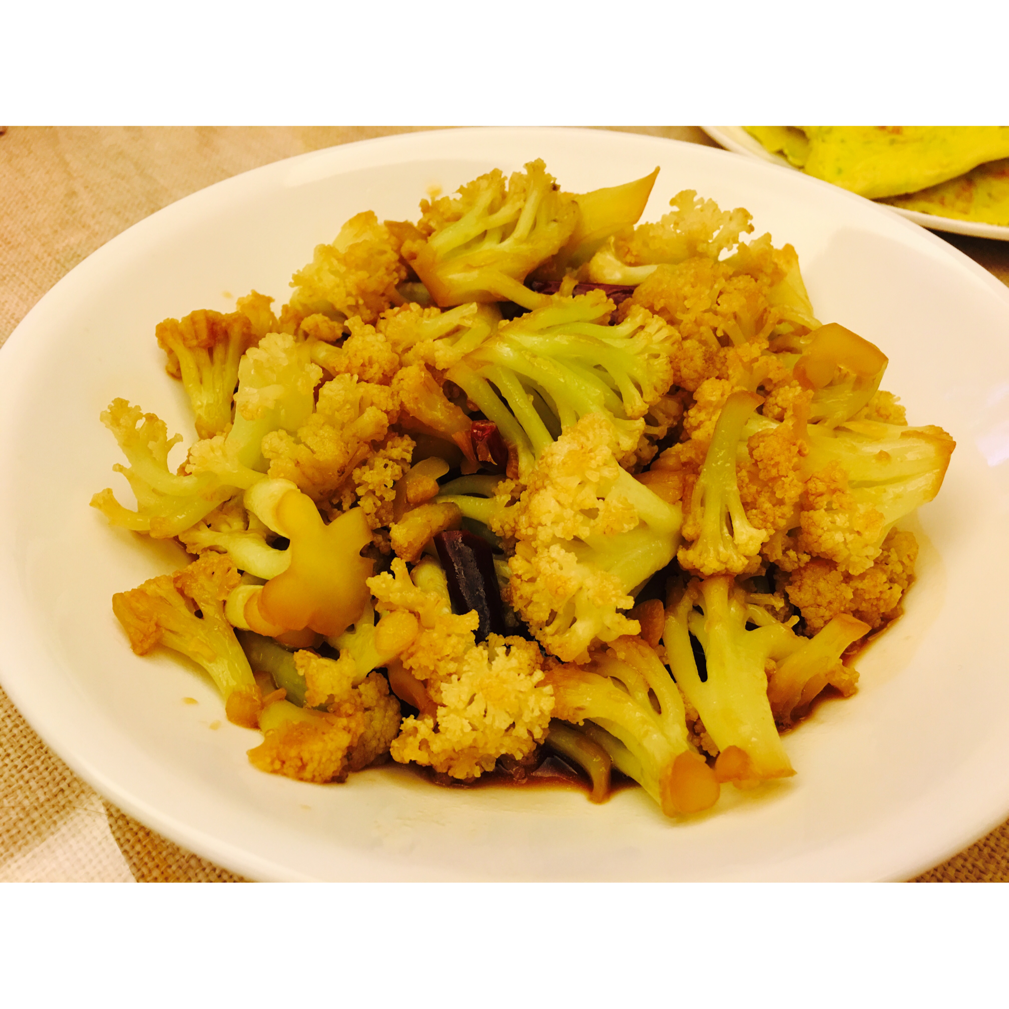 老丁的私房菜-干锅花菜