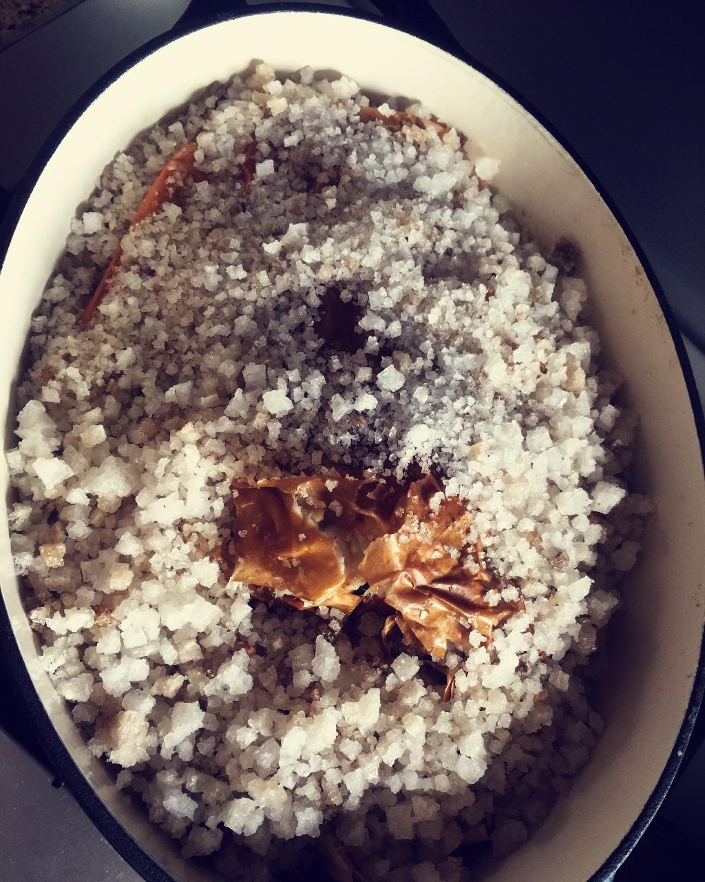 客家传统盐焗鸡-staub珐琅铸铁锅