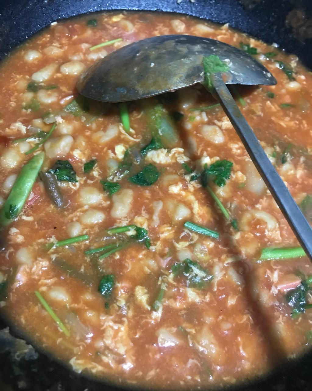 西红柿鸡蛋疙瘩汤