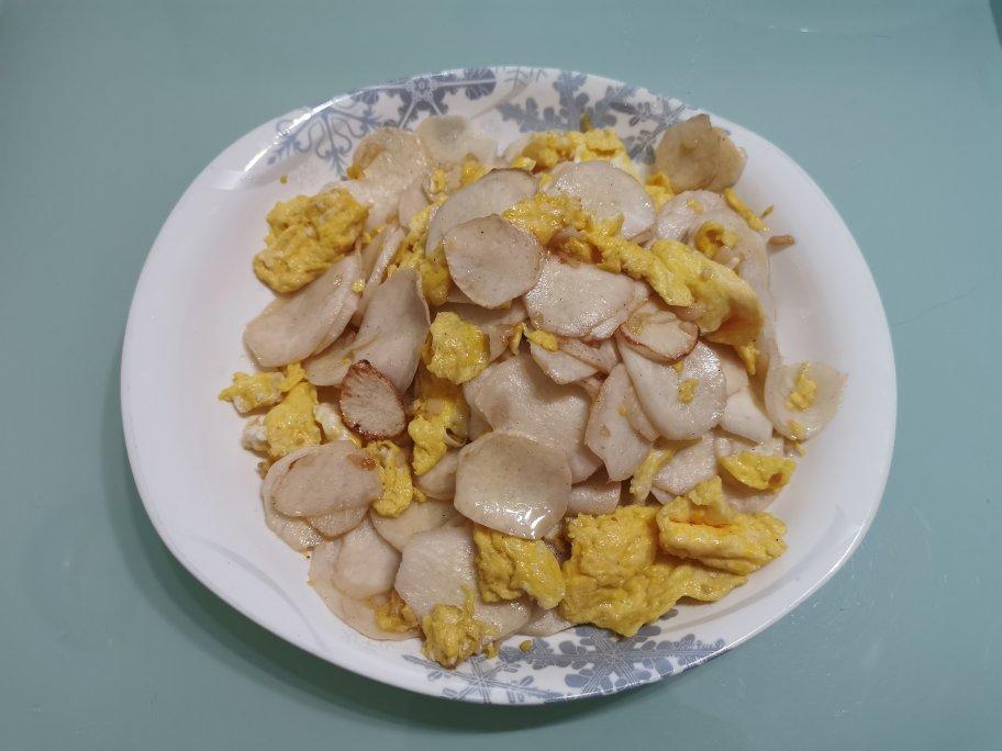 茭白炒鸡蛋