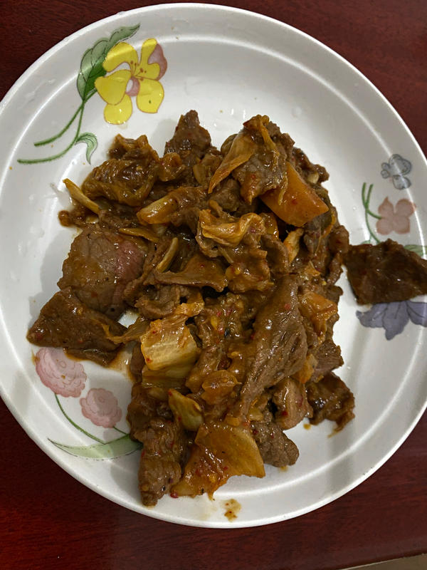 韩式泡菜炒牛肉