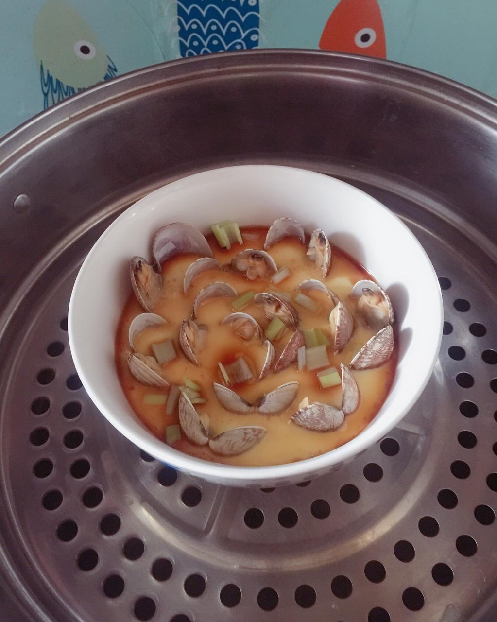 花甲蒸蛋