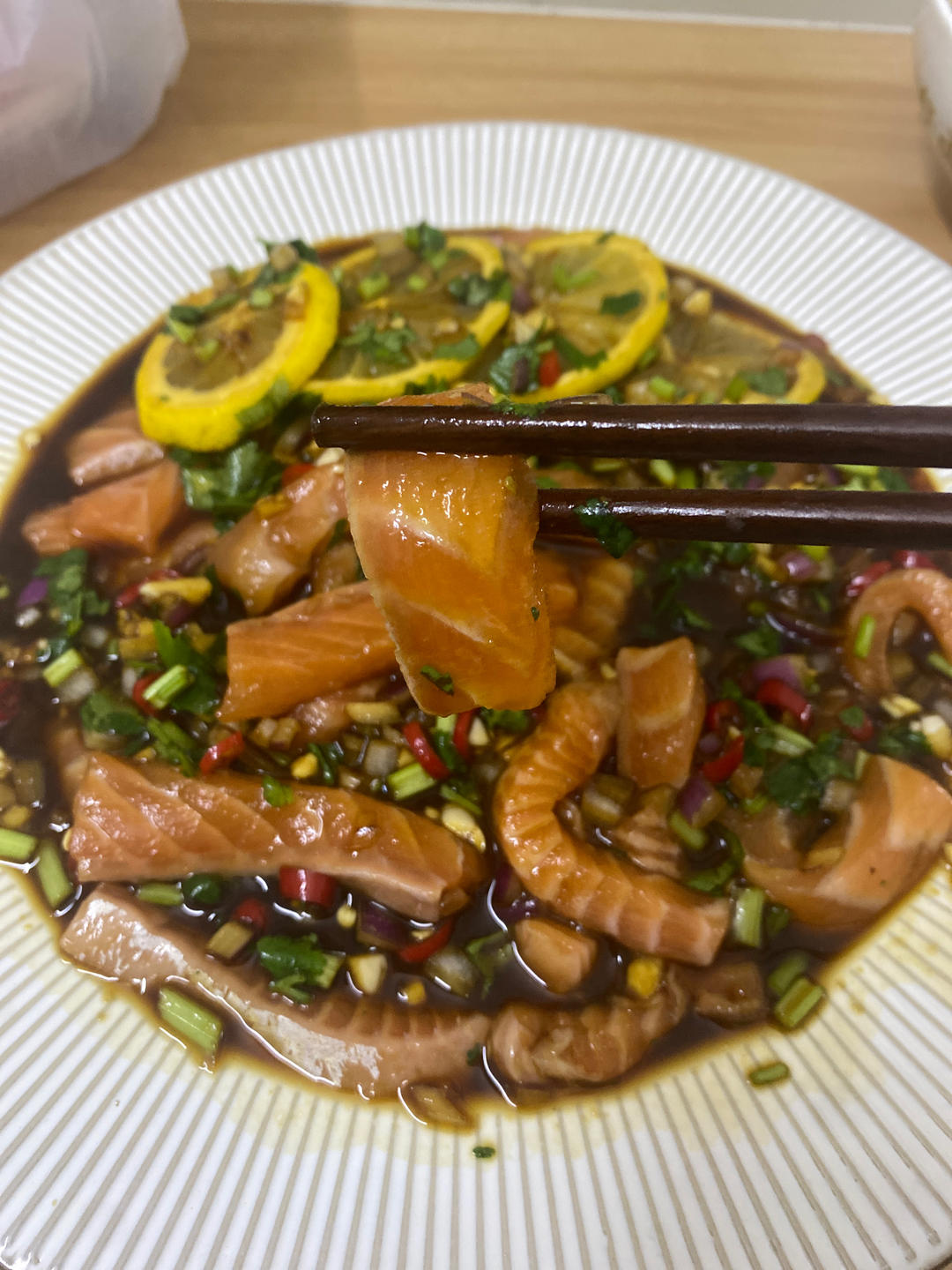 泰式生腌三文鱼