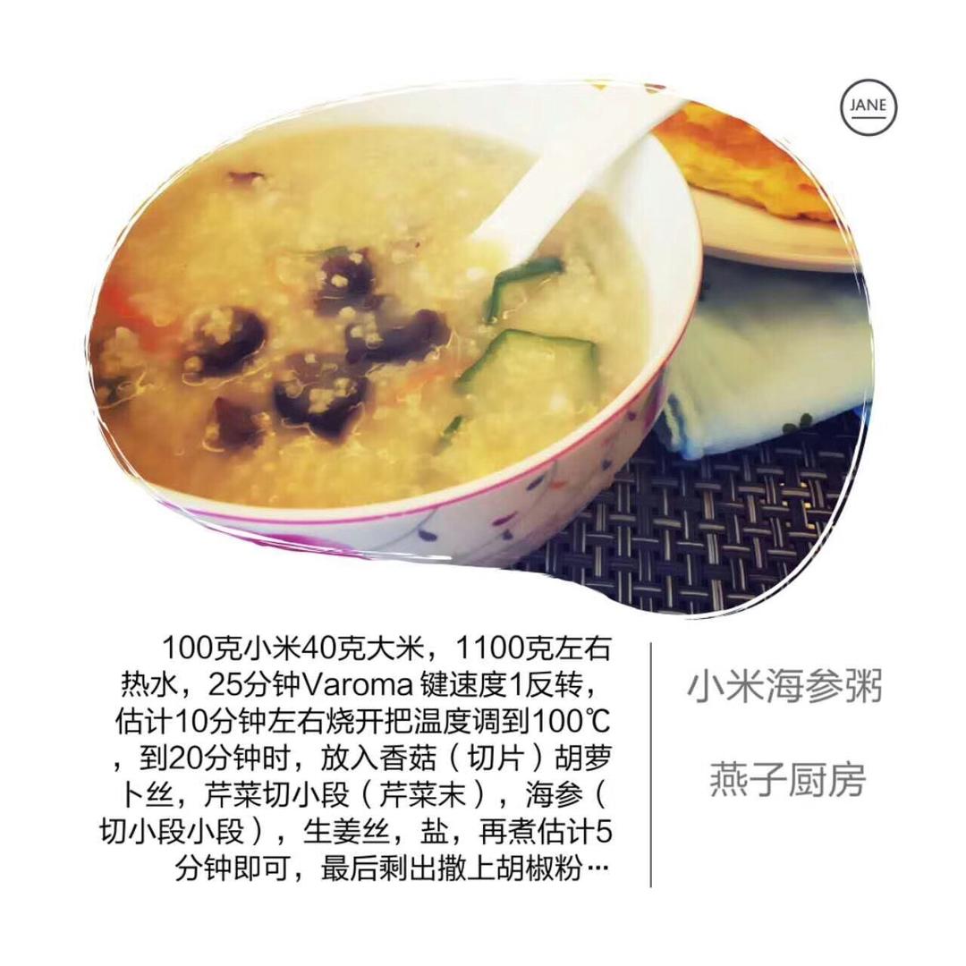 小米海参粥 小美版