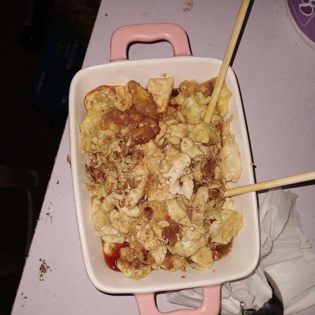 鸡蛋抱豆腐