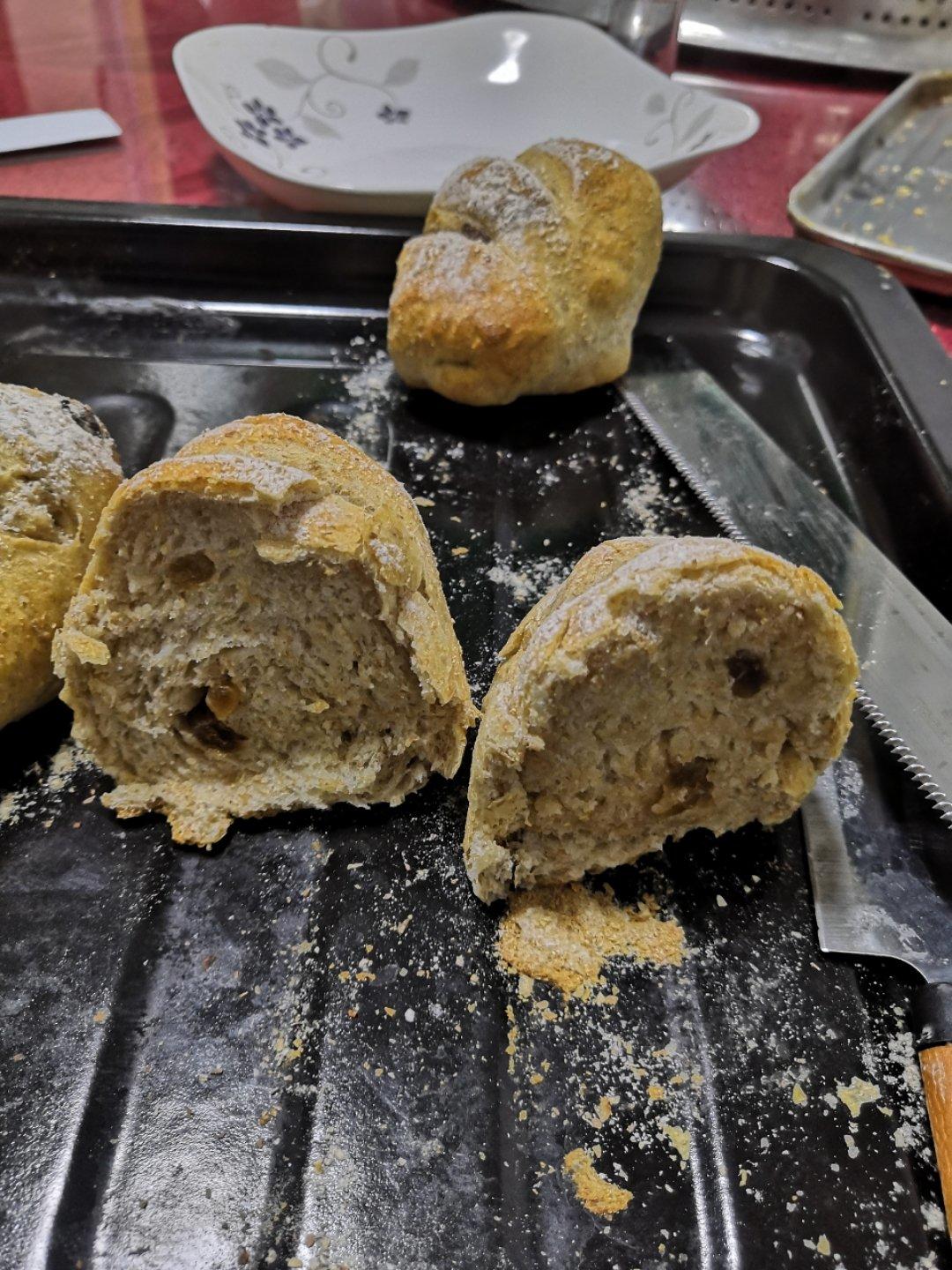 全麦核桃包～软欧包