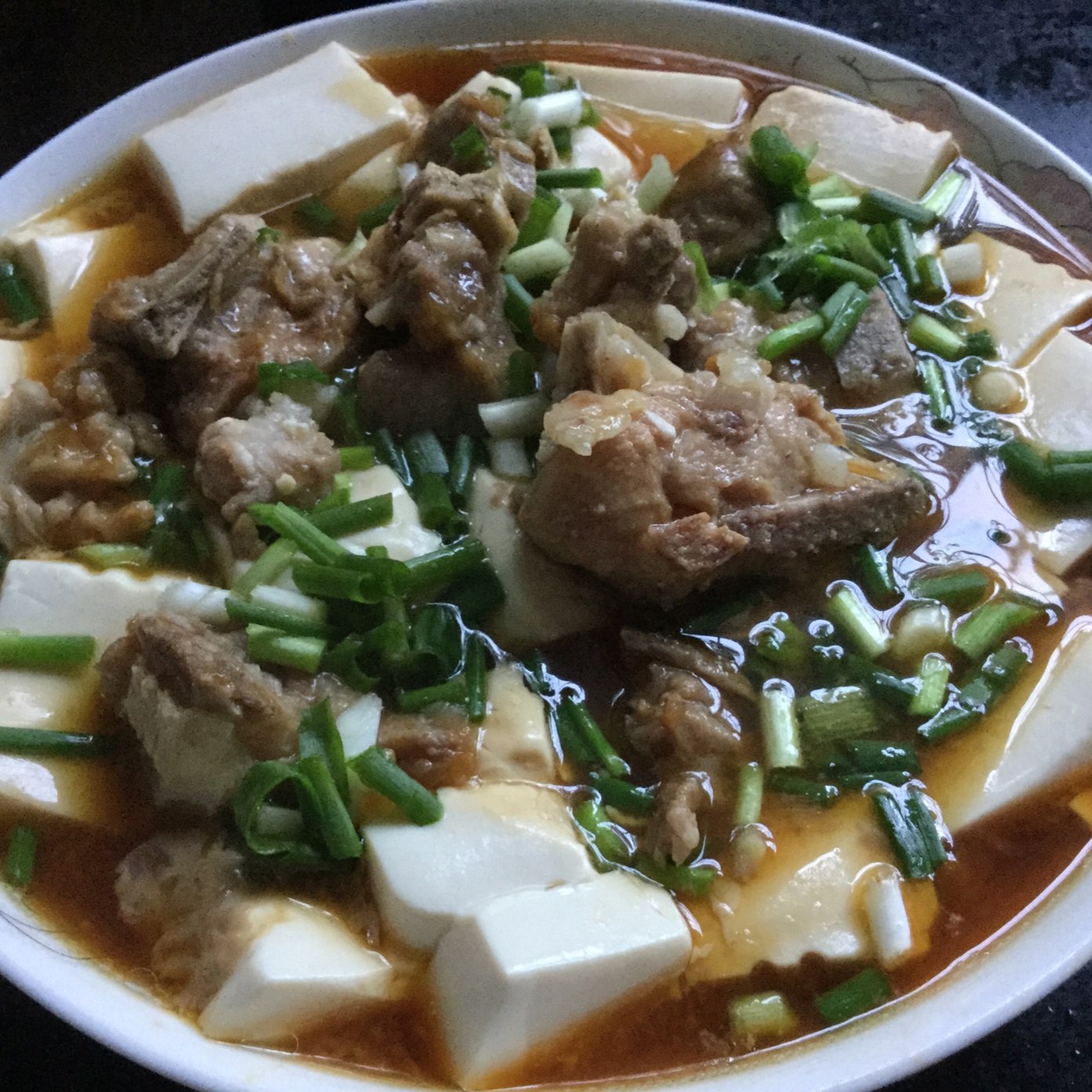 排骨蒸豆腐