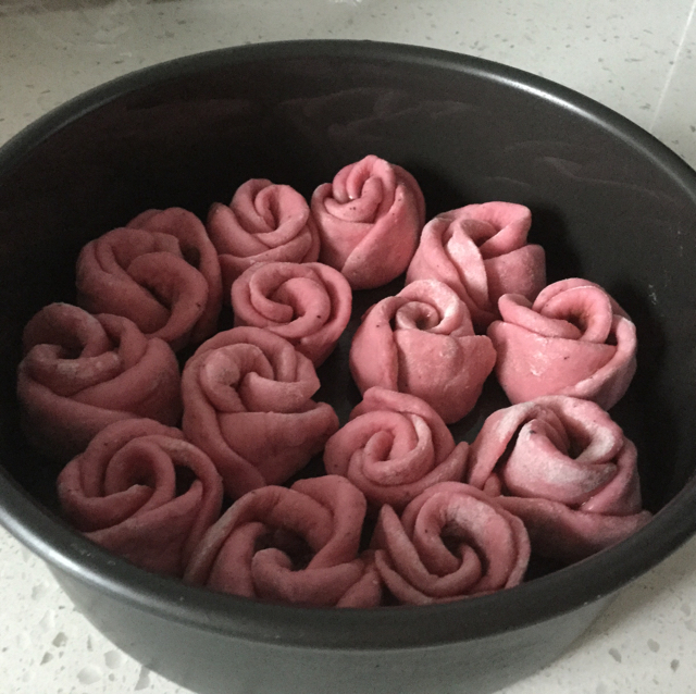 玫瑰花面包