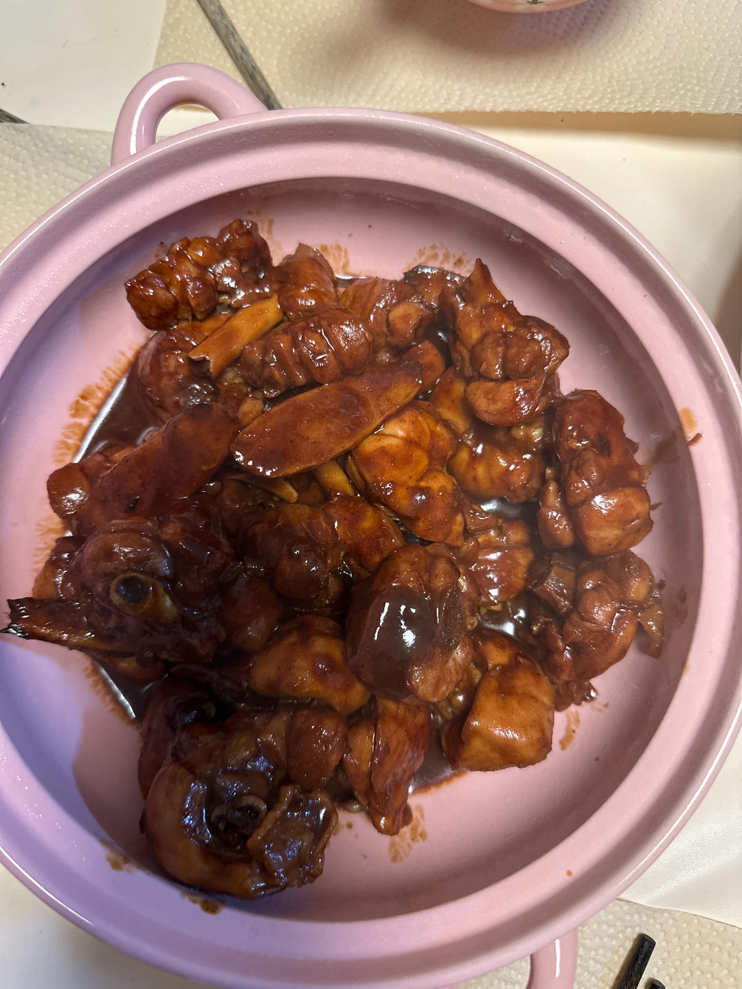 葱油焖鸡