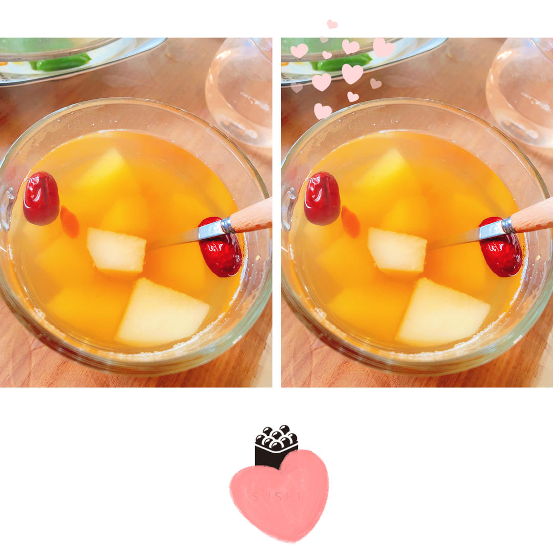 冰糖雪梨（止咳，中医给的）