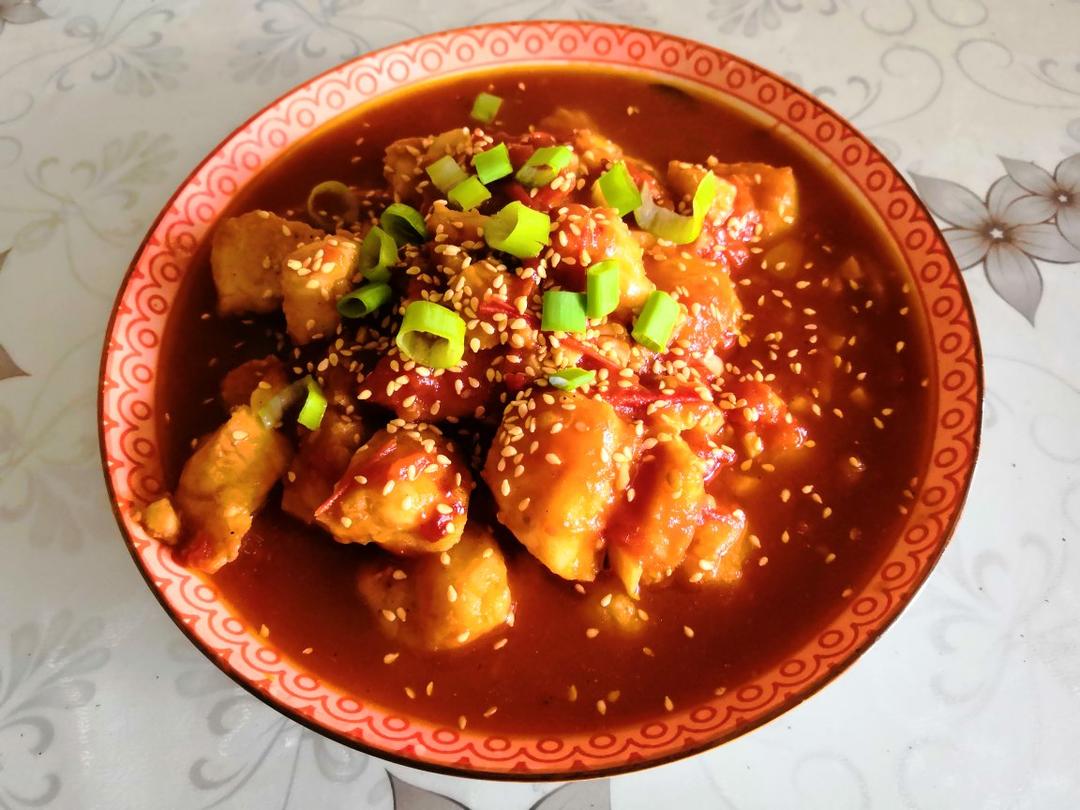 番茄鱼巴沙鱼（也可以用番茄龙利鱼），番茄酱汁超浓郁，营养又下饭！