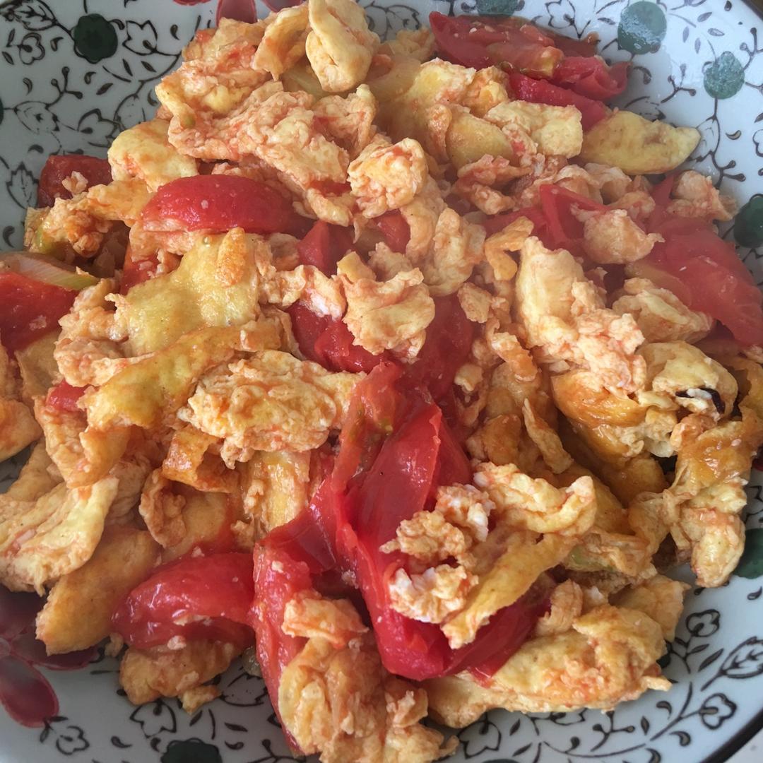 鸡蛋炒西红柿i