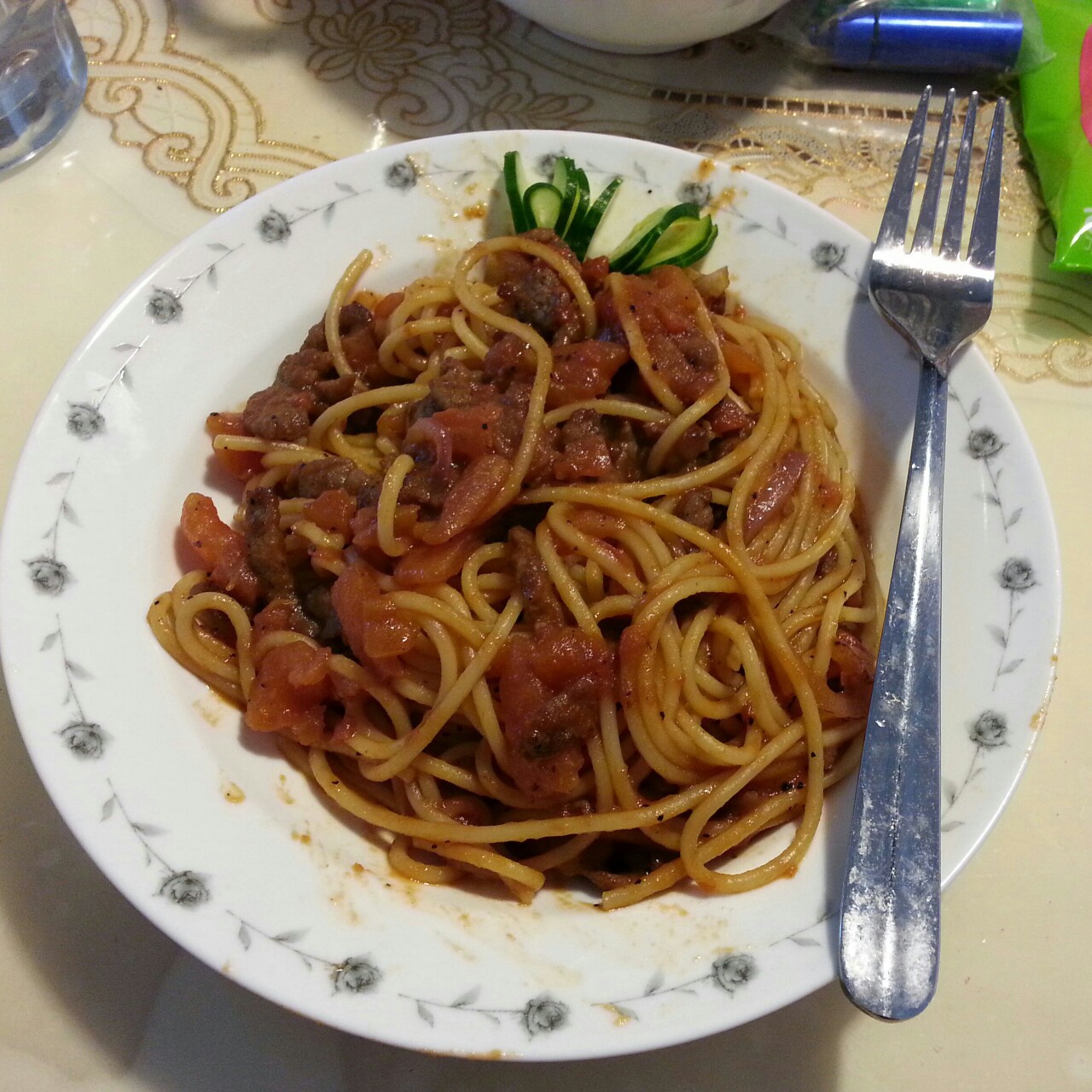 黑椒牛柳炒意面