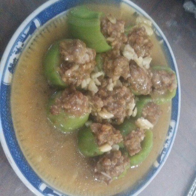 丝瓜酿肉丸