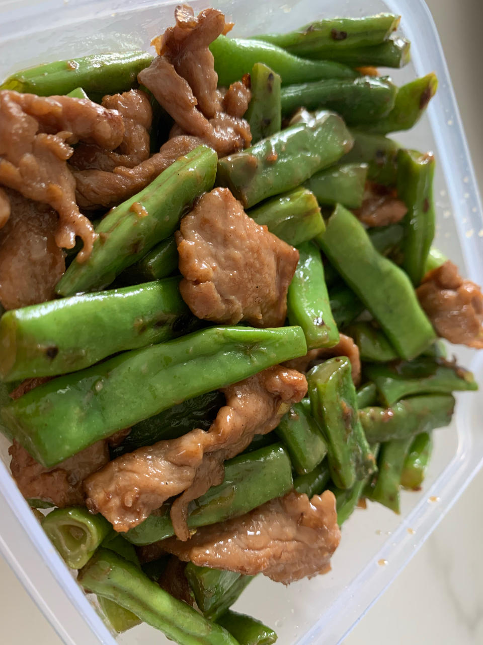 豆角肉丝饭