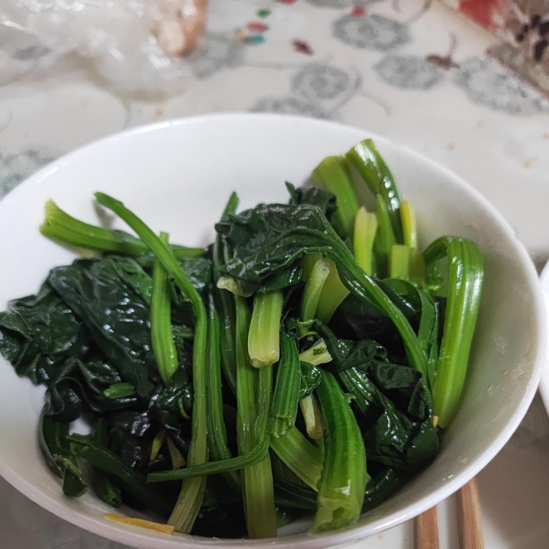 凉拌菠菜