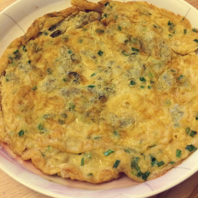 自然萌做的牡蛎煎蛋