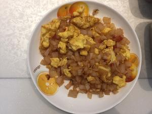 番茄炒蛋焗饭/洋葱炒蛋焗饭的做法 步骤6