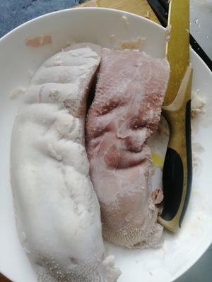 年菜冷盘预热～卤猪门腔（舌头～畅头）的做法 步骤5