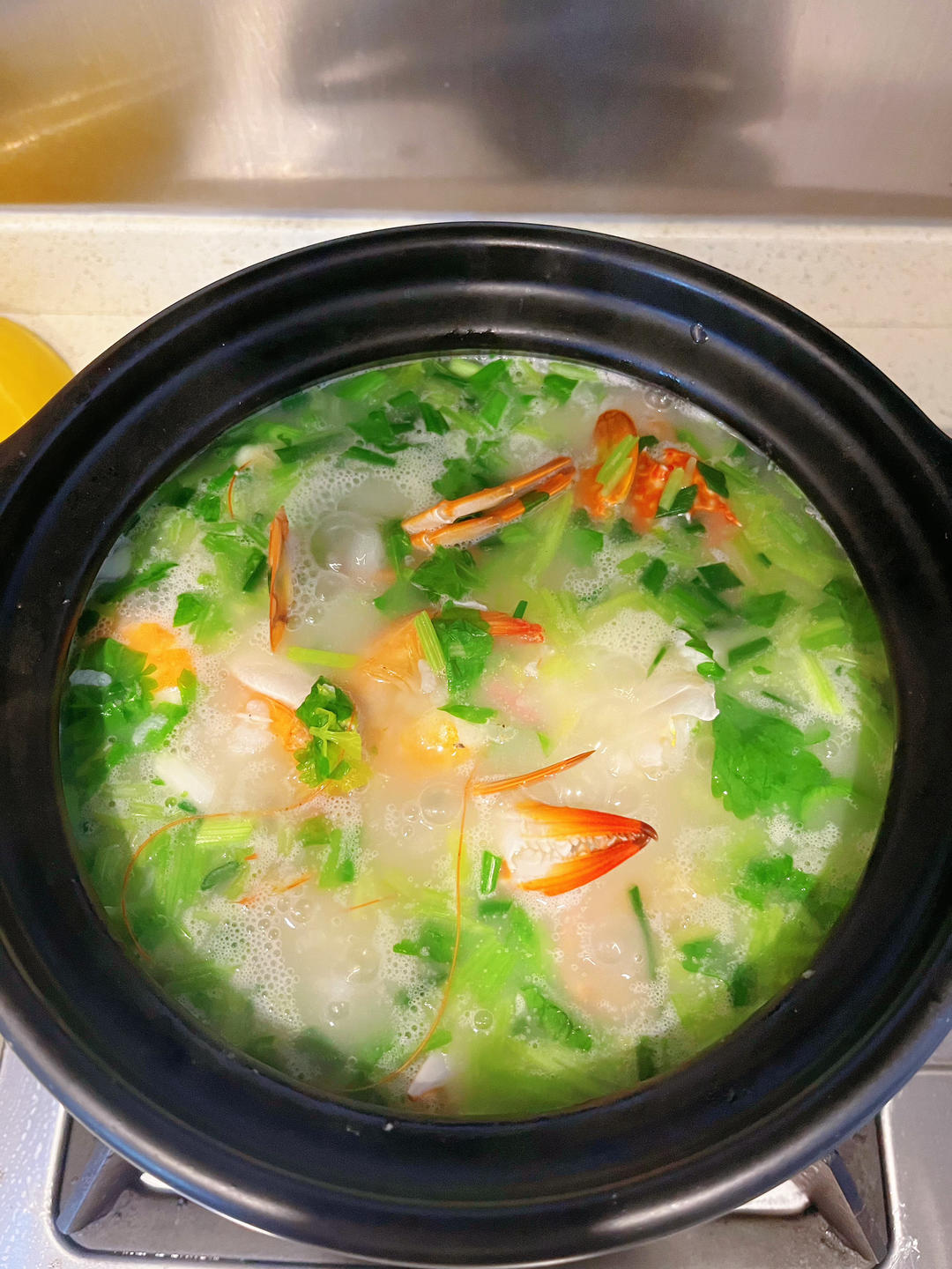 砂锅海鲜粥