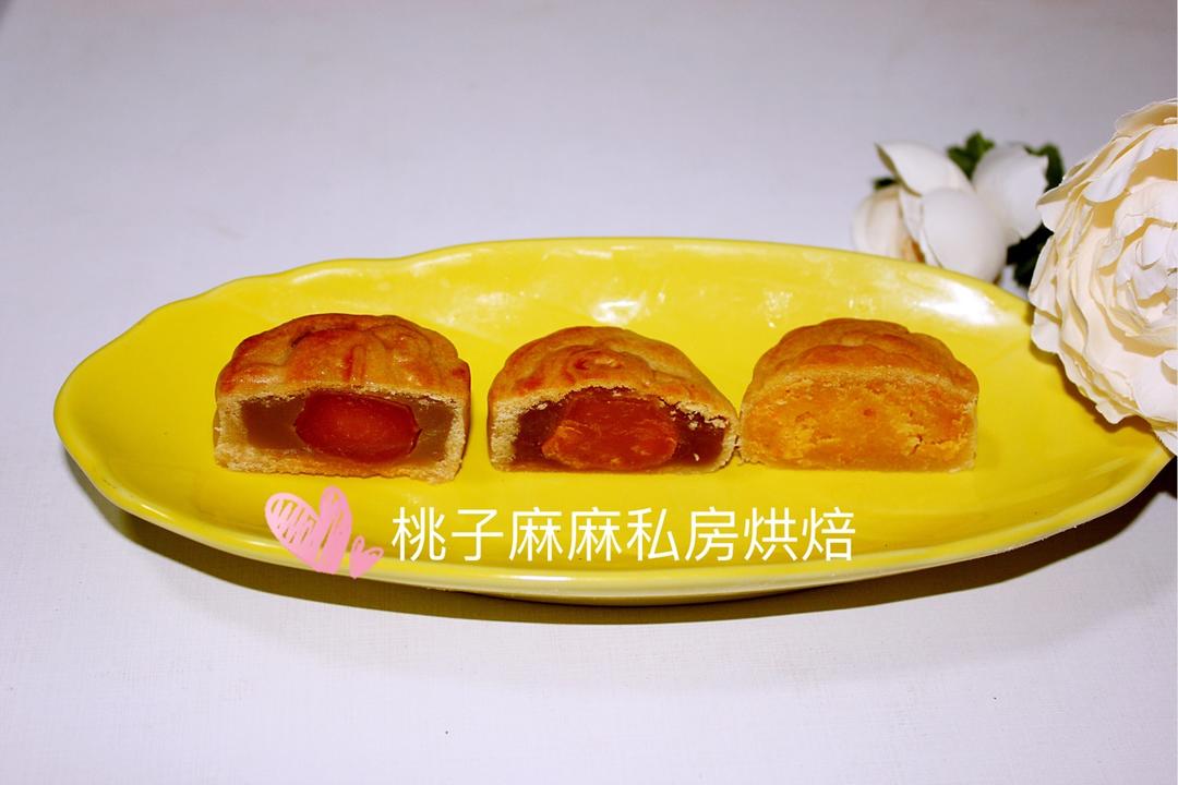 金沙奶黄月饼