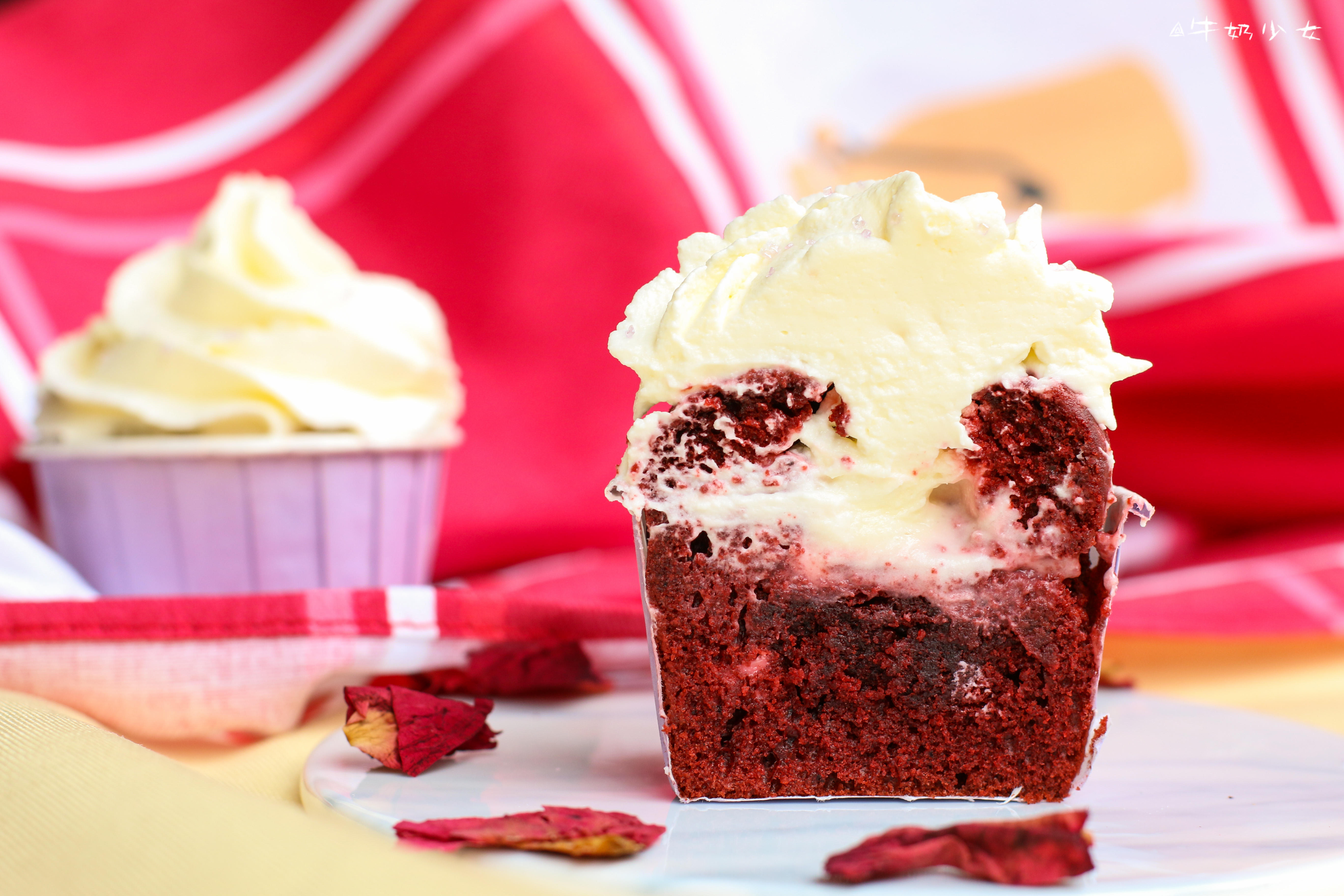 正宗红丝绒cupcake—马斯卡彭奶油霜的做法
