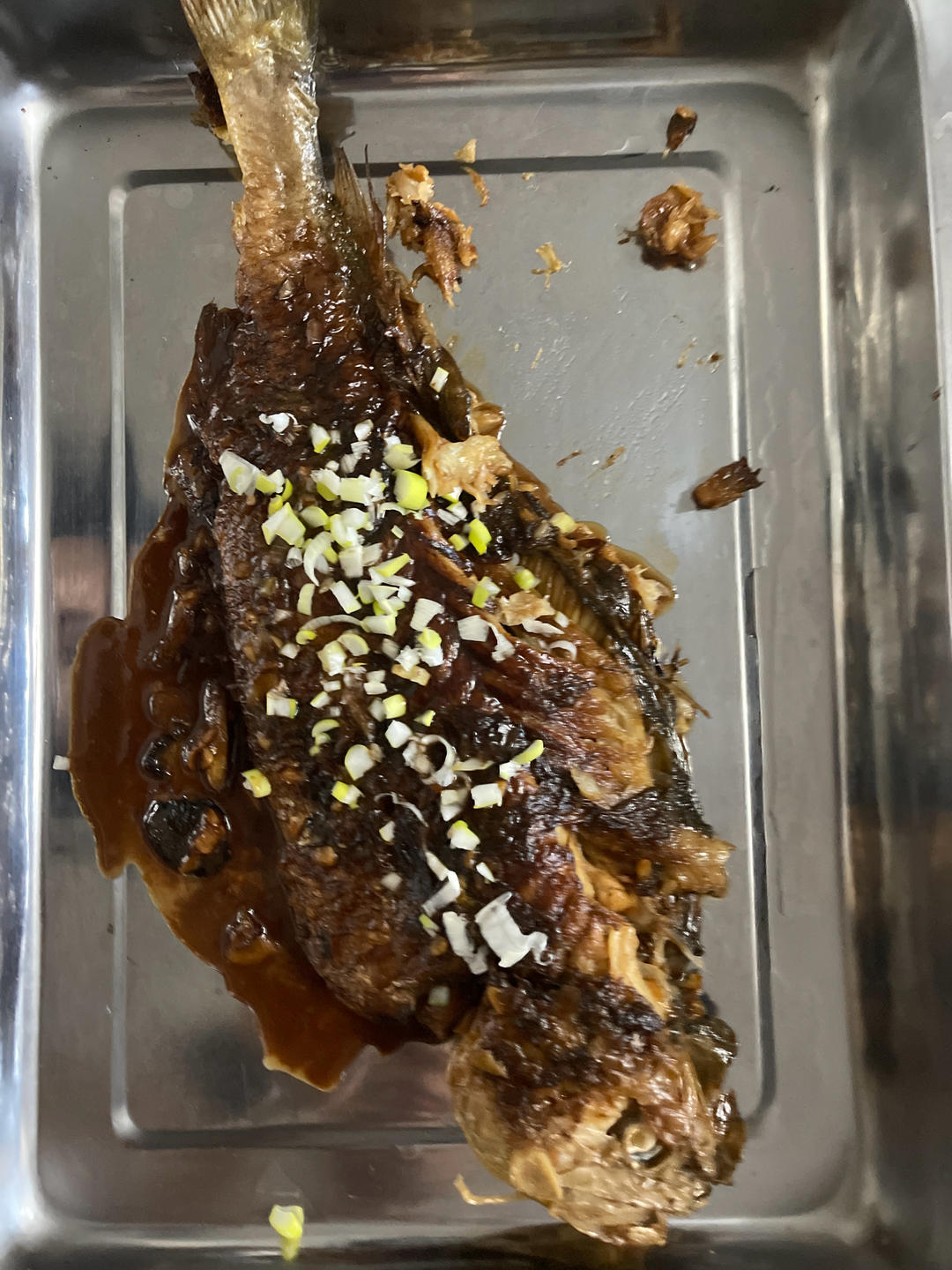 红烧黄鱼—鱼皮不破的小窍门