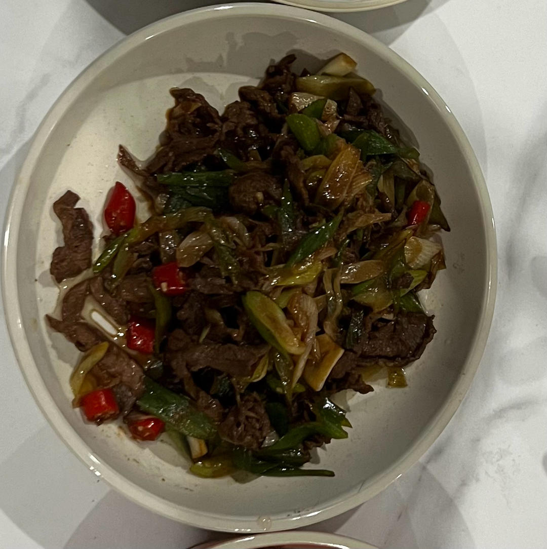 葱爆牛肉