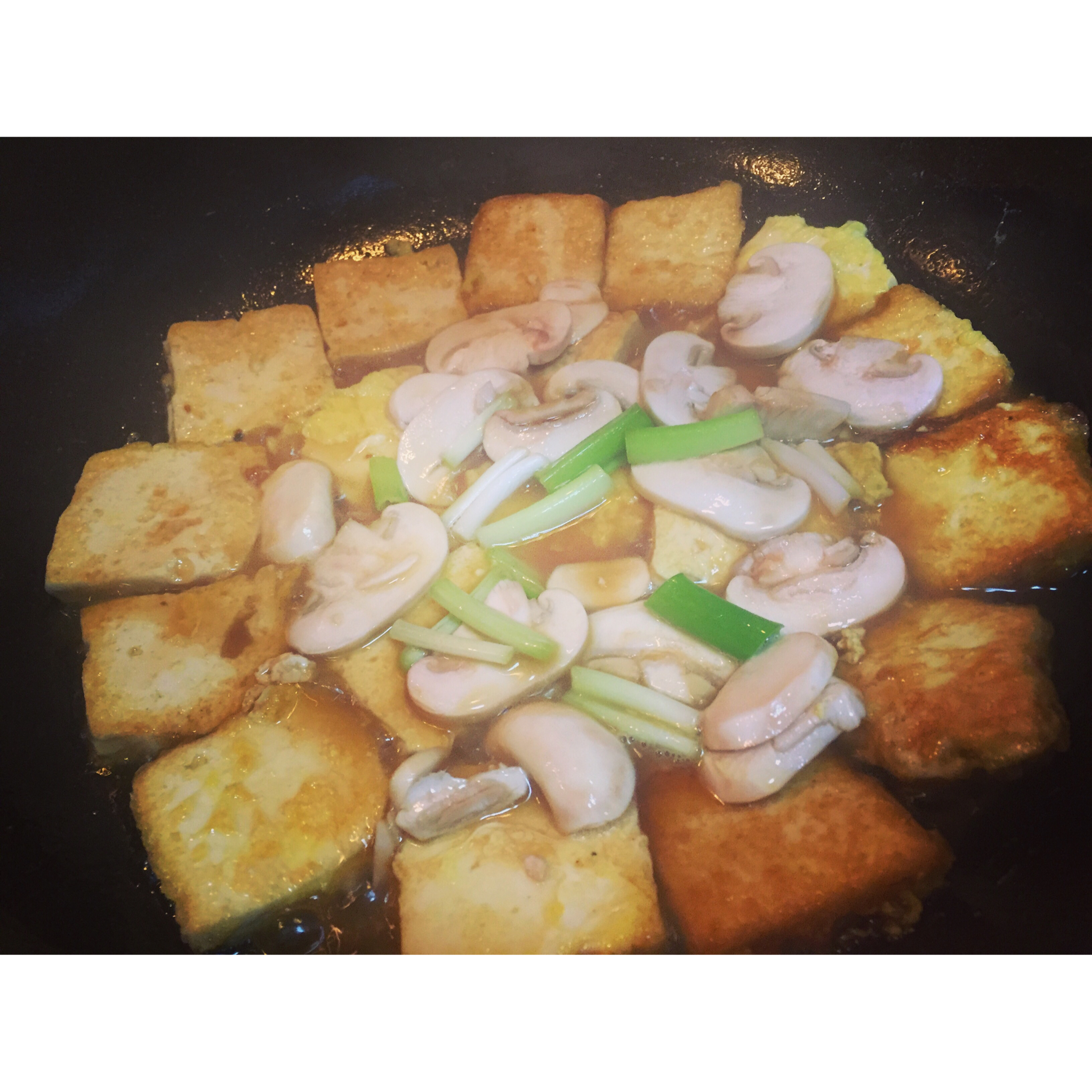蚝油嫩豆腐
