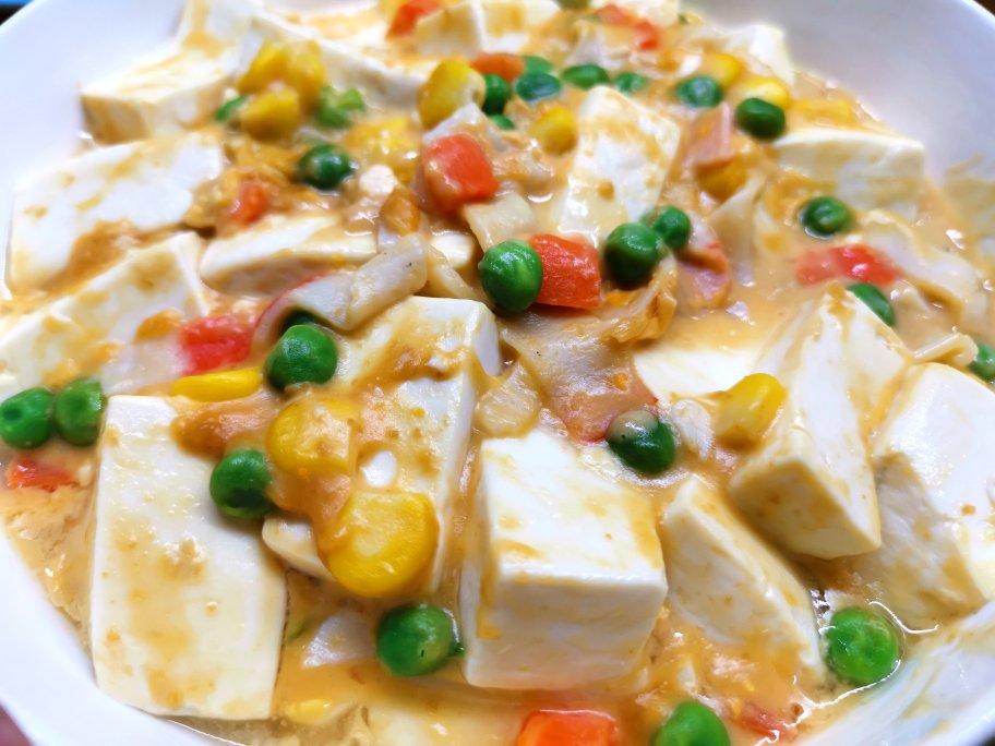 蟹黄豆腐（咸蛋黄版）
