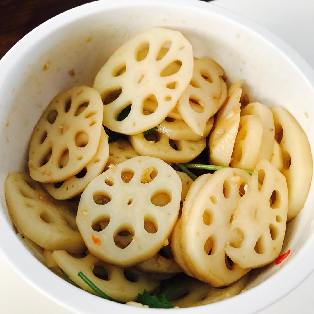 凉拌藕片