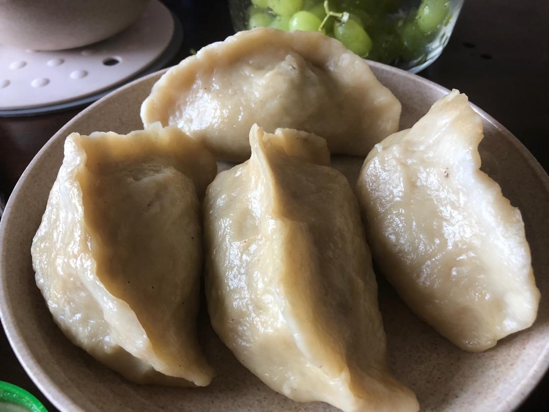 萝卜豆腐素馅蒸饺