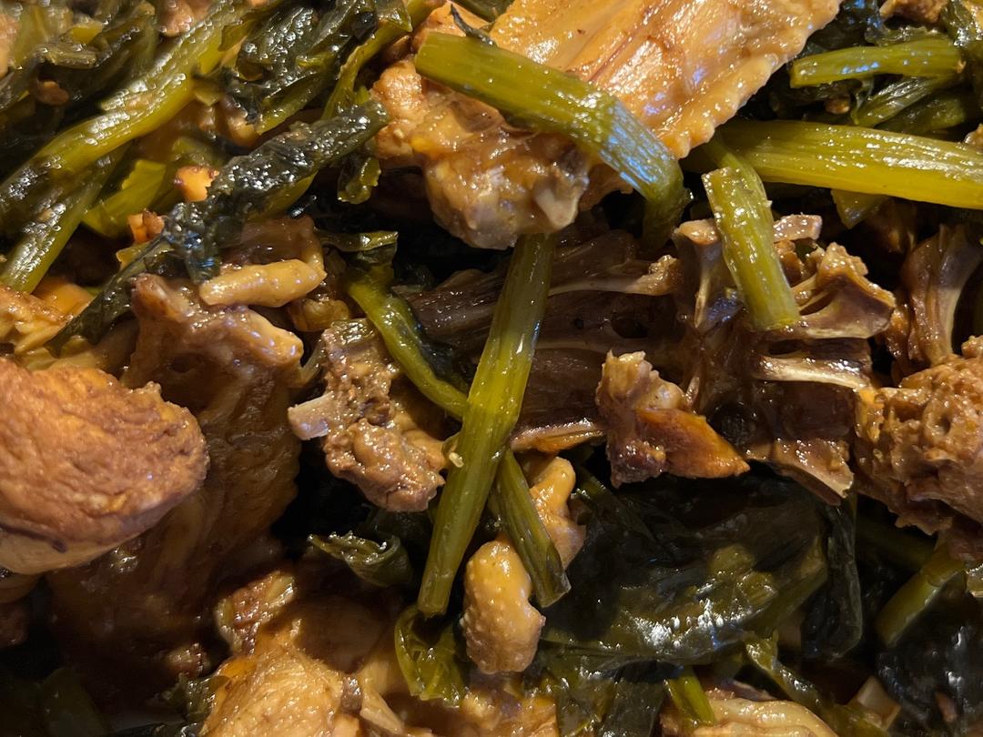 雪里蕻烧鸡（雪菜烧鸡）的做法