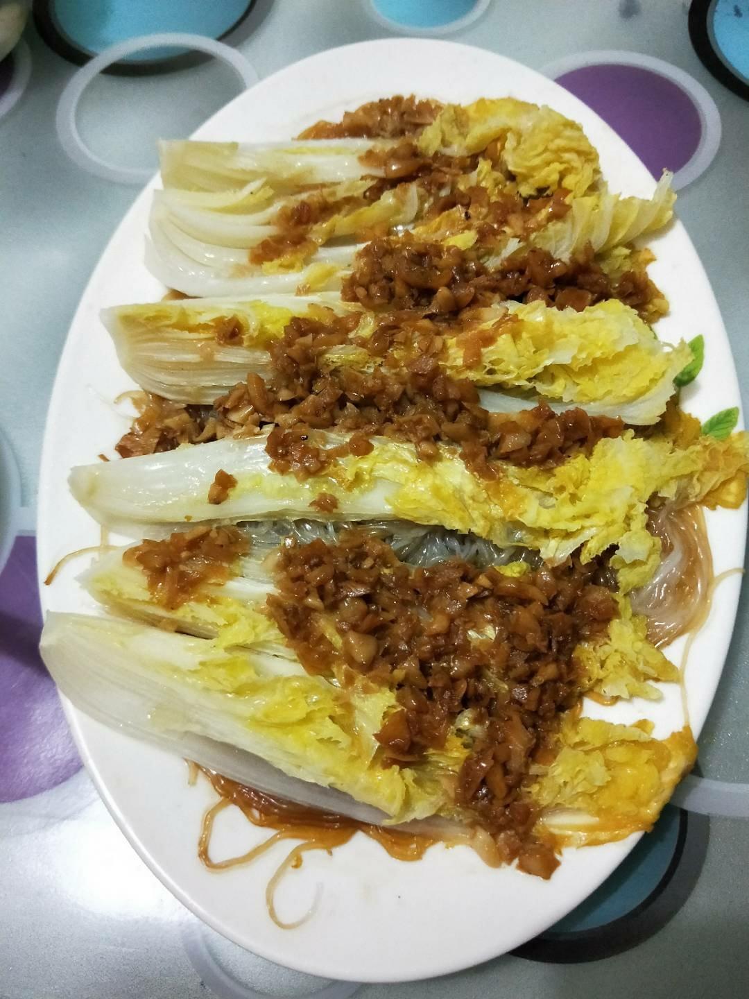 蒜蓉粉丝娃娃菜