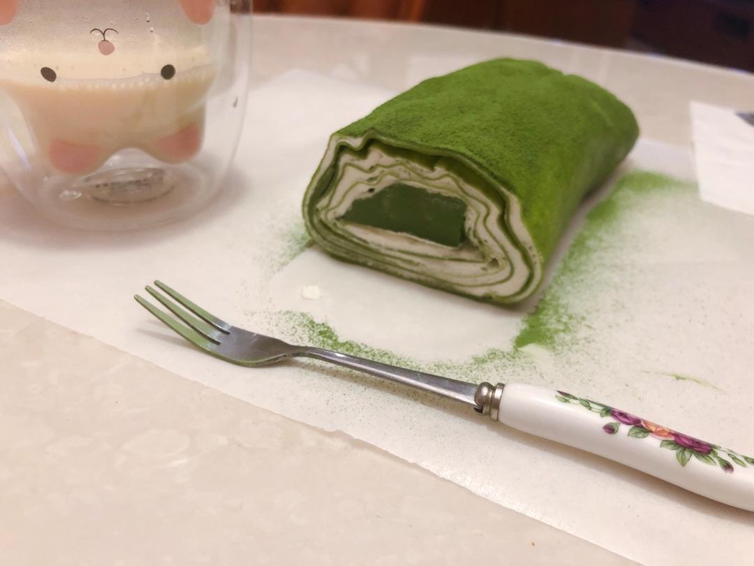抹茶奶冻毛巾卷【曼食慢语】