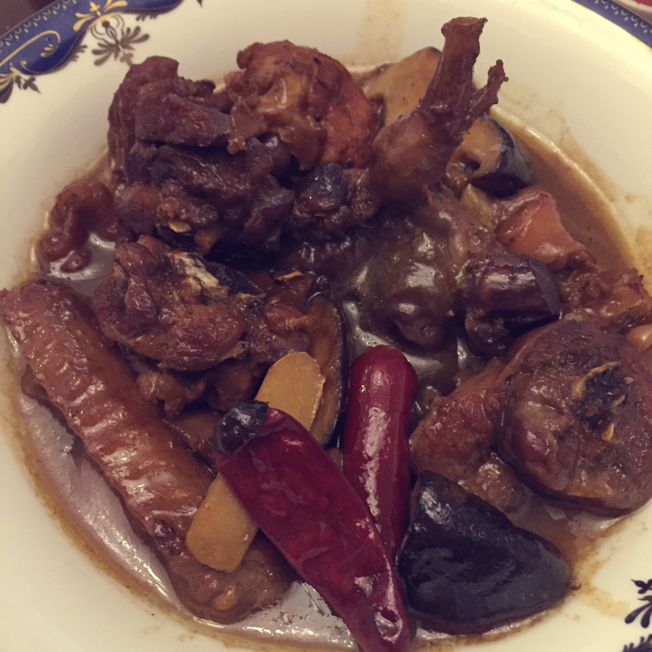 板栗香菇烧鸡