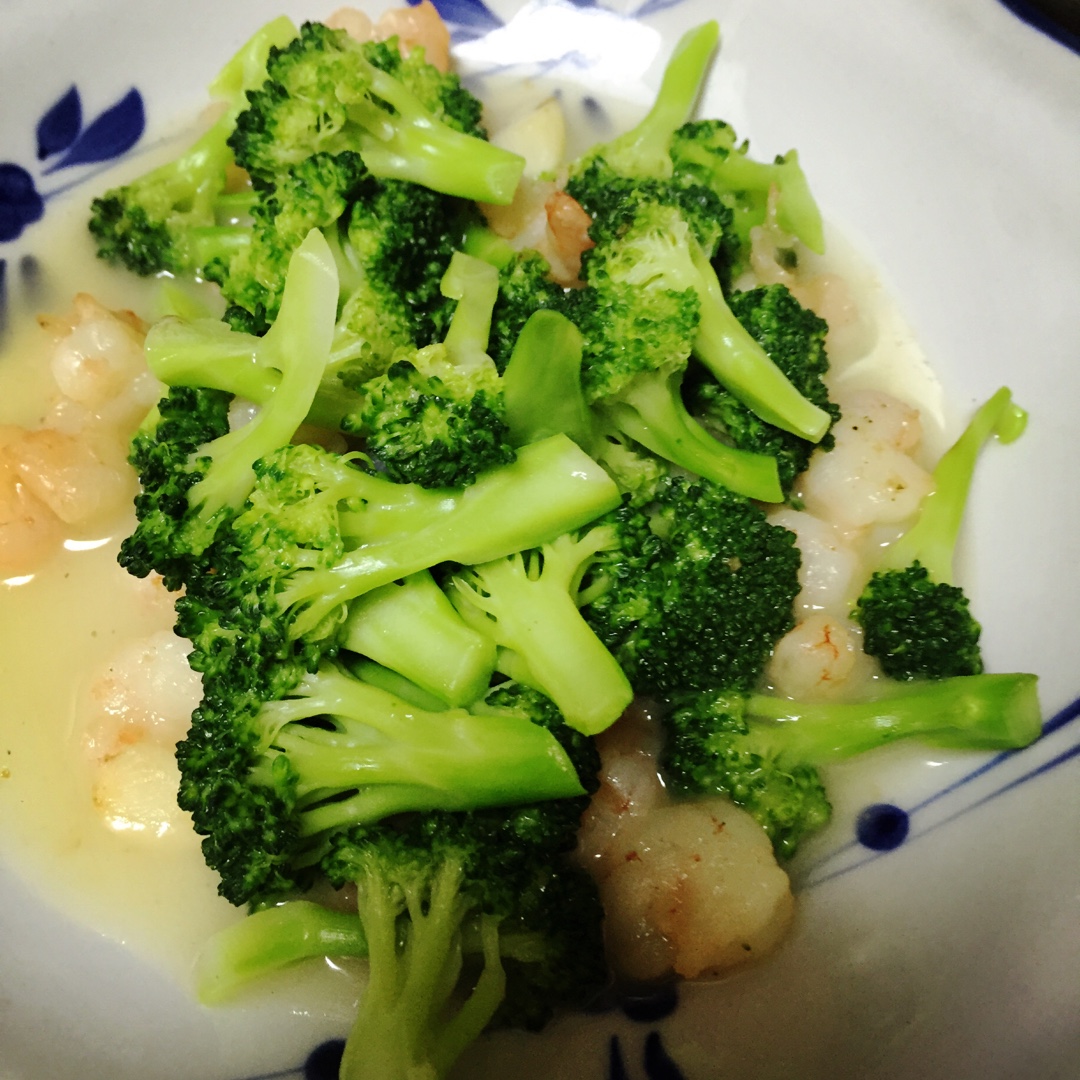 西兰花炒虾仁