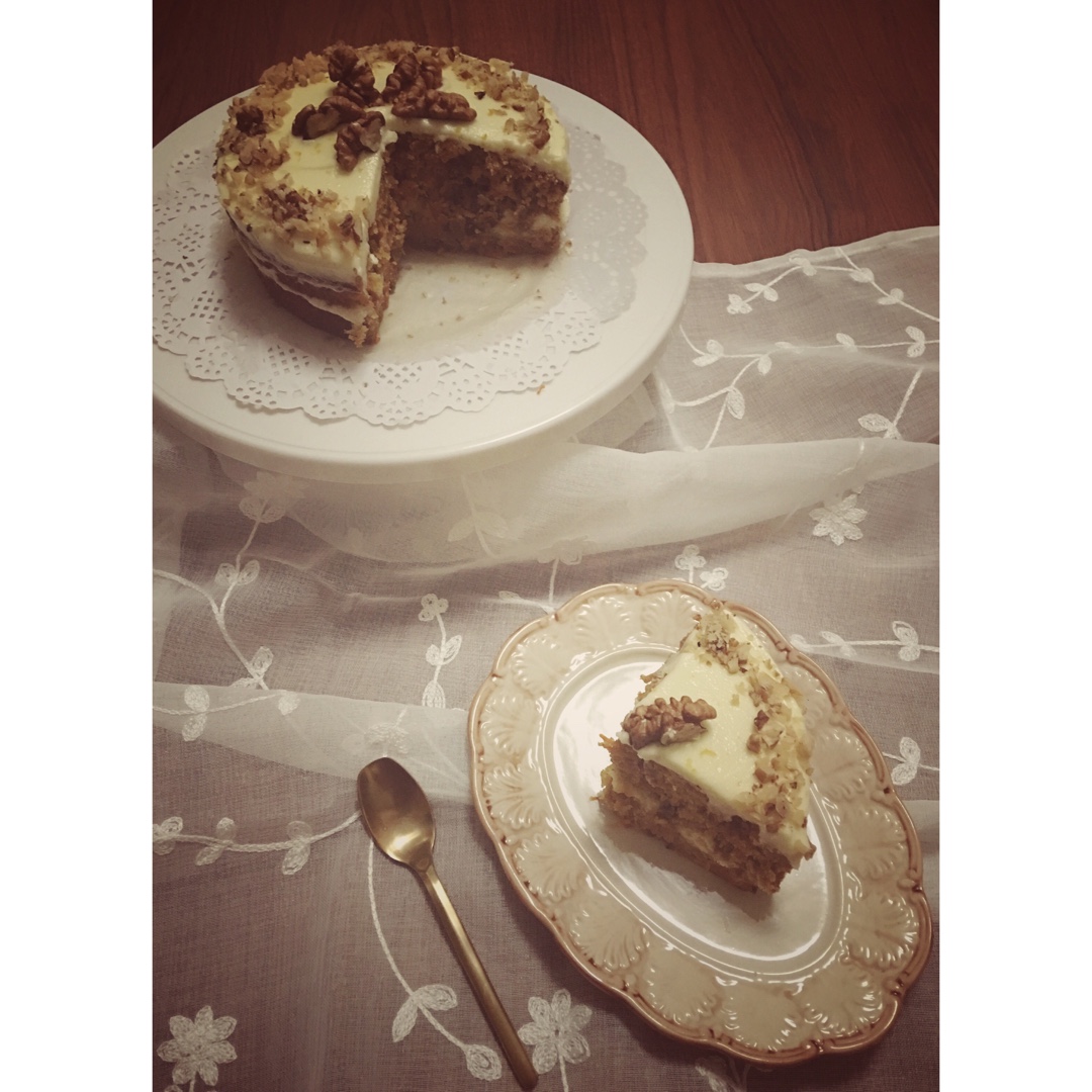 【曼达小馆】下午茶系列：胡萝卜蛋糕