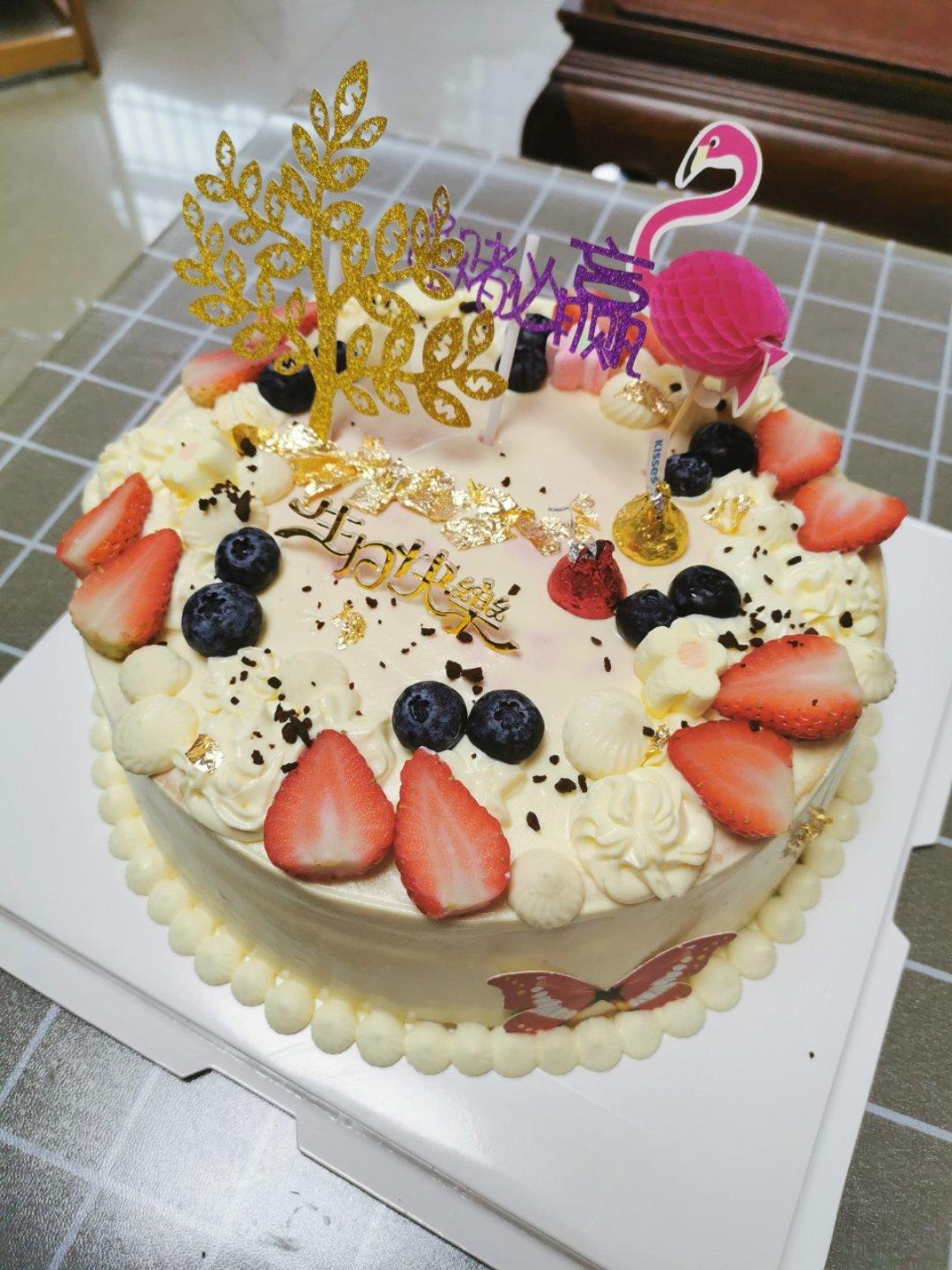 《Tinrry+》草莓奶油蛋糕（8寸配方）