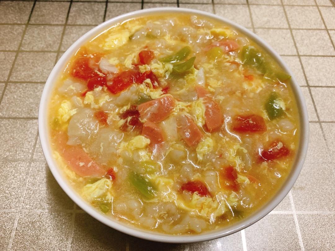 蕃茄鸡蛋面疙瘩