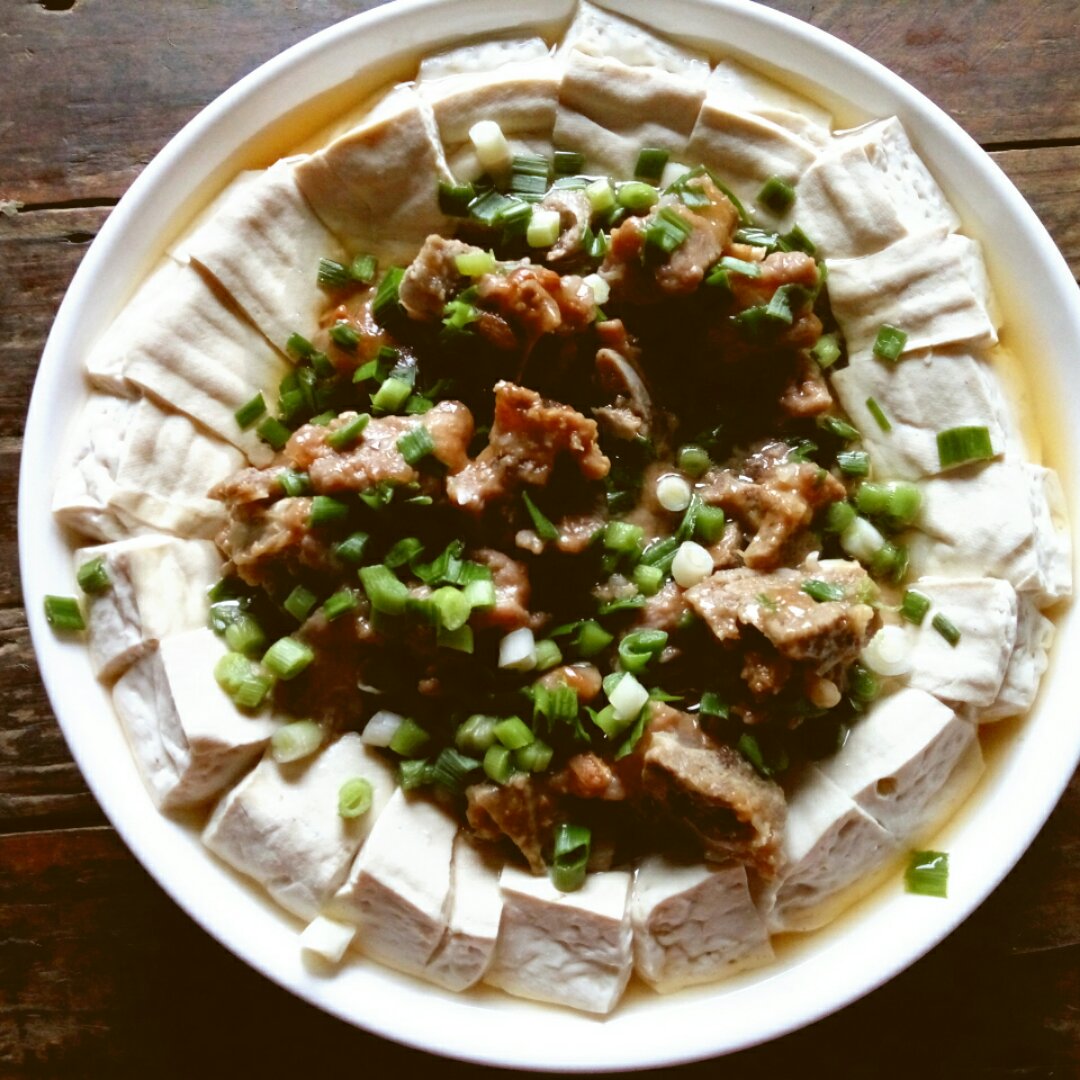 排骨蒸豆腐